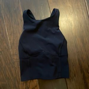 Lululemon black high neck tank